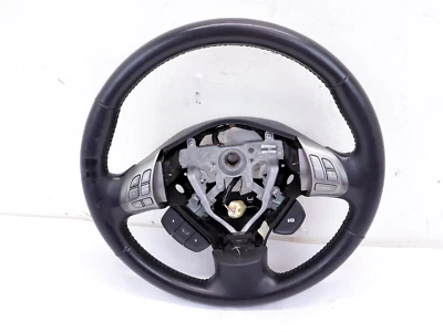 2008-2009 Subaru Legacy GT roda com controles driver de couro preto fabricante de equipamento original 08-09 - Imagem 1 de 4