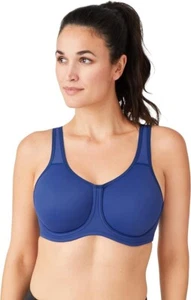 Wacoal Women's Full Support Underwire Sport Bra, Twilight Blue, 36H NWT - Picture 1 of 3