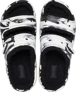 Crocs Adult Classic Cozzzy Platform Sandals | Fuzzy Slippers Slide Size 13 Men - Picture 1 of 3