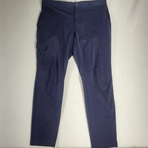 Adidas Adicross Size 36x32 Mens Active Golf Pants Tapered Blue - Picture 1 of 9