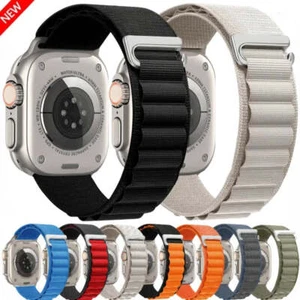 Bracelet Alpine Loop pour Apple Watch 10 9 8 7 6 SE 5 4 3 2 1 Ultra 2 49 - 38 mm - Photo 1 sur 69