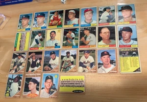 (25) Raro 1961-1962 Topps Béisbol Alto Número Lote de Tarjetas #447-#598 Bajo Grado - Imagen 1 de 4
