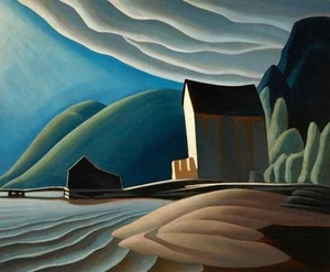 Ice House Coldwell Lake Superior : Lawren Harris : Canadian Landscape Art Print - Picture 1 of 2