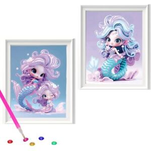 Mermaid Magic Diamond Painting Kit - Set of 2 with Picture Frame | Full Drill Di