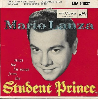 Mario Lanza, RECORD SLEEVE ONLY, Hit Songs From Student Prince  33 7" Good - Image 1 of 2