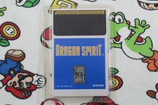 Turbografx pc engine 16 dragon spirit cartridge with case