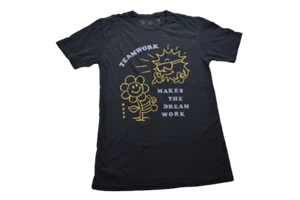 Neff Mens Teamwork Makes The Dream Work Pigment Tee Shirt NWT M - Picture 1 of 6
