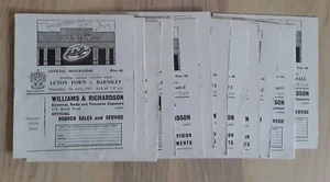 Luton Town 1964/65 Division 3 Auswahl an Ligaprogrammen aus Menü - Bild 1 von 12