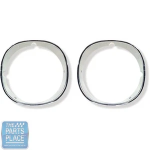 1970-73 Chevrolet Camaro SS / Z-28 / RS Headlamp / Head Light Bezels - Pair - Picture 1 of 1