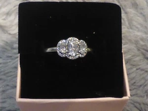 Pandora Ring Zeitlos Silber Zirkonia Sterlingsilber Neu im Karton Größe 7 115 $ - Bild 1 von 2