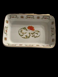 Louis Lourioux Le Faune Floral Casserole Dish Baker 11” Rectangle - Picture 1 of 7