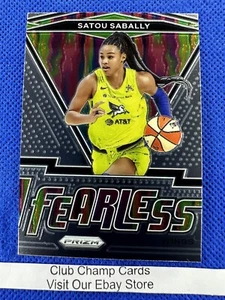 2021 #2 Satou Sabally WNBA Panini Prizm Fearless Base Insert Wings - Picture 1 of 2