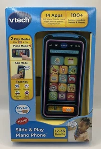 Vtech Slide & Play Piano Phone - Ages: 12-36 Months - Picture 1 of 4