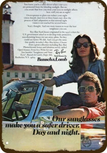 1974 RAY BAN Sunglasses Vintage-Look-Edge ***DECORATIVE REPLICA METAL SIGN*** - Picture 1 of 1