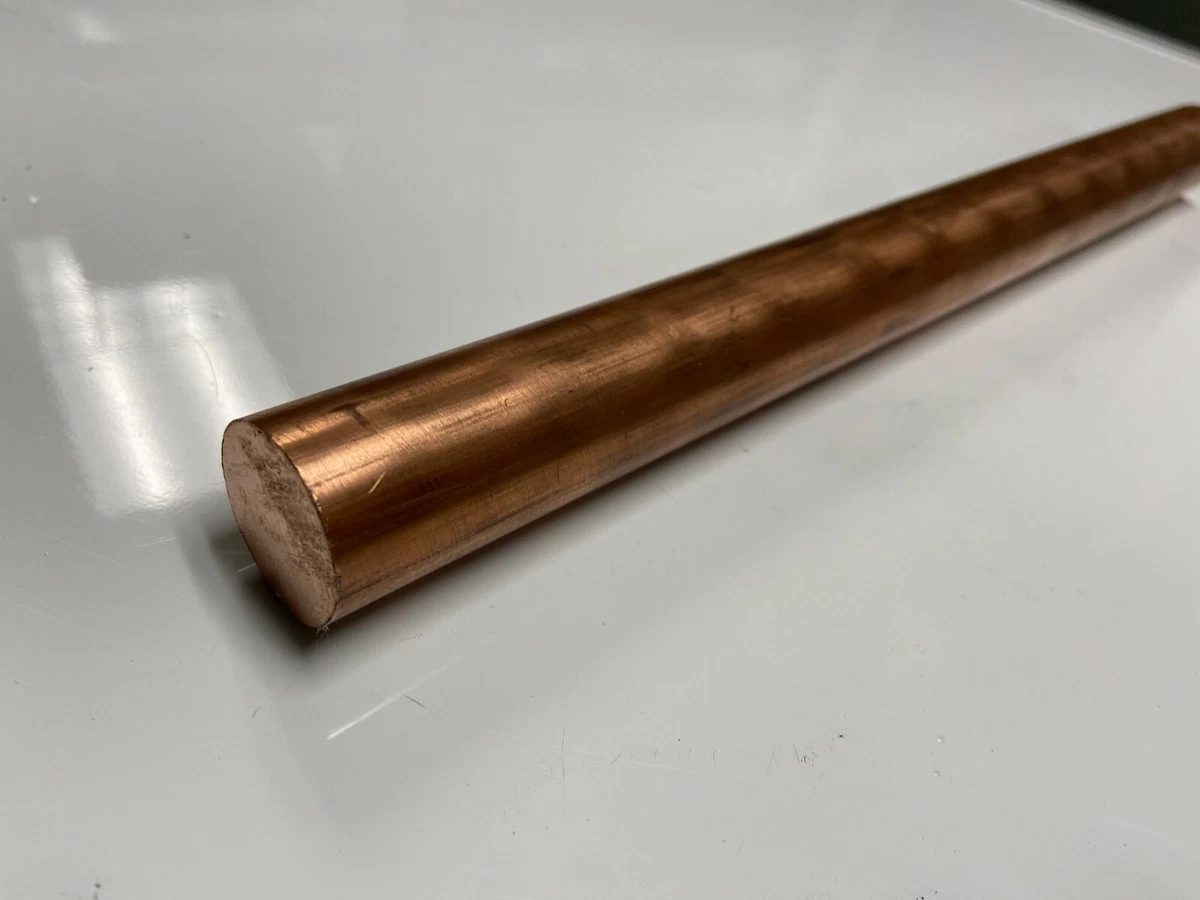 1/4 Inch Copper Lathe Rods 8 Pieces 1/4 Inch Copper Round Rod - 12 Inch ...