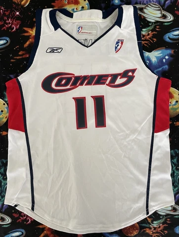 Vintage Reebok WNBA Houston Comets Kedra Holland-Corn Basketball Jersey Cover