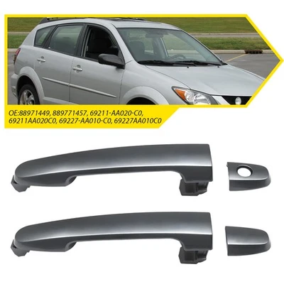 Manija exterior puerta exterior delantera trasera 2 piezas para Toyota Corolla 2003-2008 Foto 1 de 4