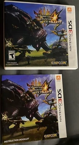 Monster Hunter 4 Ultimate (2016) Nintendo 3DS - Case & Manual Only - NO Game - Picture 1 of 4