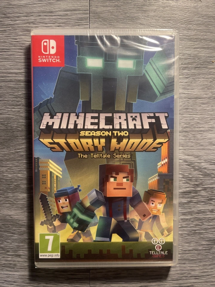 Minecraft Season Two Story Mode Cartridge & Box Nintendo Switch BRAND NEW SEALED - Image 1 of 2