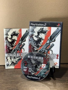 Metal Gear Solid 2: Sons of Liberty (PlayStation 2 PS2 2001) CIB Complete Tested - Picture 1 of 5