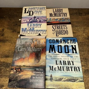 Larry McMurtry complete set w/all 4 hardcover books from Lonesome Dove Series - Picture 1 of 5