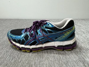 Asics Shoes Gel Kayano 20 Womens 6.5 Running Purple Black T3N7N y2k Casual - Picture 1 of 14