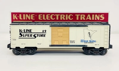 K-Line Superstore #9 Rail Trains Blaine Minnesota Classic Boxcar K-910009 - Image 1 of 4