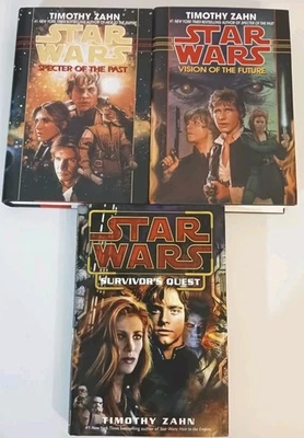 "Star Wars" "Timothy Zahn" lot of 3 HC's DJ's 1st Ed. 1st printings '90's Sci-Fi Foto 1 de 4
