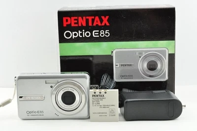 Pentax Optio E85 silber kompakte Digitalkamera 12MP getestet aus Japan - Bild 1 von 4