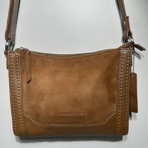 Bolso Bandolera Marrón Nino Bossi Cuero Genuino/Gamuza Cremallera - Imagen 1 de 15