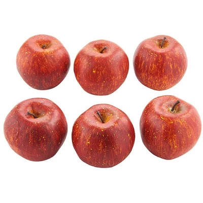 Nueva Bolsa Raz De 6 Manzanas Realistas Frutas Artificiales 4002264 Envío Gratis Foto 1 de 3