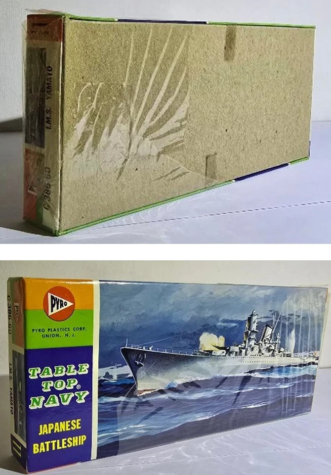 Pyro 1/700 IMS Yamato Battleship Model Kit Mint/box 1960s