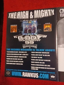 THE HIGH & MIGHTY - 1999 US Full-Page Ad 'B-Boy Document 99' Single (HITS Mag.) - Bild 1 von 5