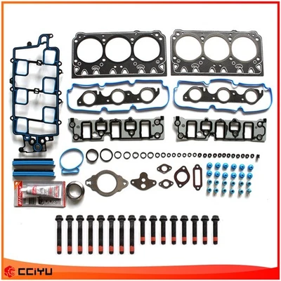 Juego de pernos de junta de culata para 06-09 Buick Allure Pontiac Grand Prix 3,8 L Foto 1 de 4
