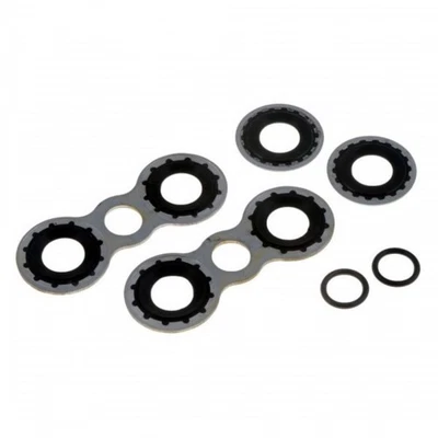 For GMC C3500/K3500 1990-2000 Oil Cooler Line Gasket | 3-Pieces | For 15701719 - Image 1 of 4
