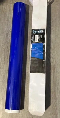 Seaview 24” X 50’ Brilliant Backgrounds 50 Ft Two Sided Blue/Black - Image 1 of 3