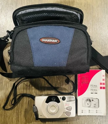 Câmera Canon Sure Shot 85 Zoom 35mm Point & Shoot 38-85mm com estojo QuantaRay - Imagem 1 de 4