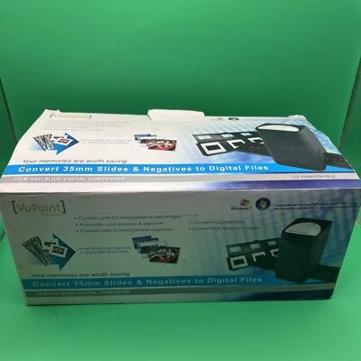 VuPoint 35mm Slide & Negative Converter Digital Photo FS-CI-VP-BX2 - Image 1 of 2