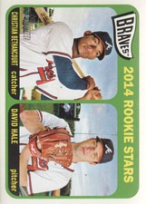 2014 Topps Heritage Baseball #82 Christian Bethancourt RC/David Hale RC