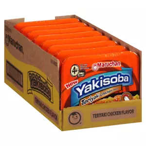Yakisoba Teriyaki Chicken, Japanese Instant Ramen Noodles, 3.98 Oz, 8 Count - Picture 1 of 4