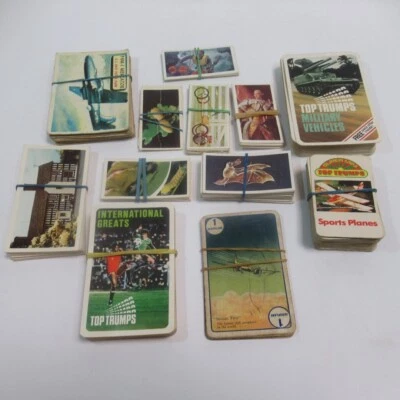 Vintage Collectable Card Job Lot Top Trumps Brooke Bond Cards Tobacco Cards - Image 1 of 4
