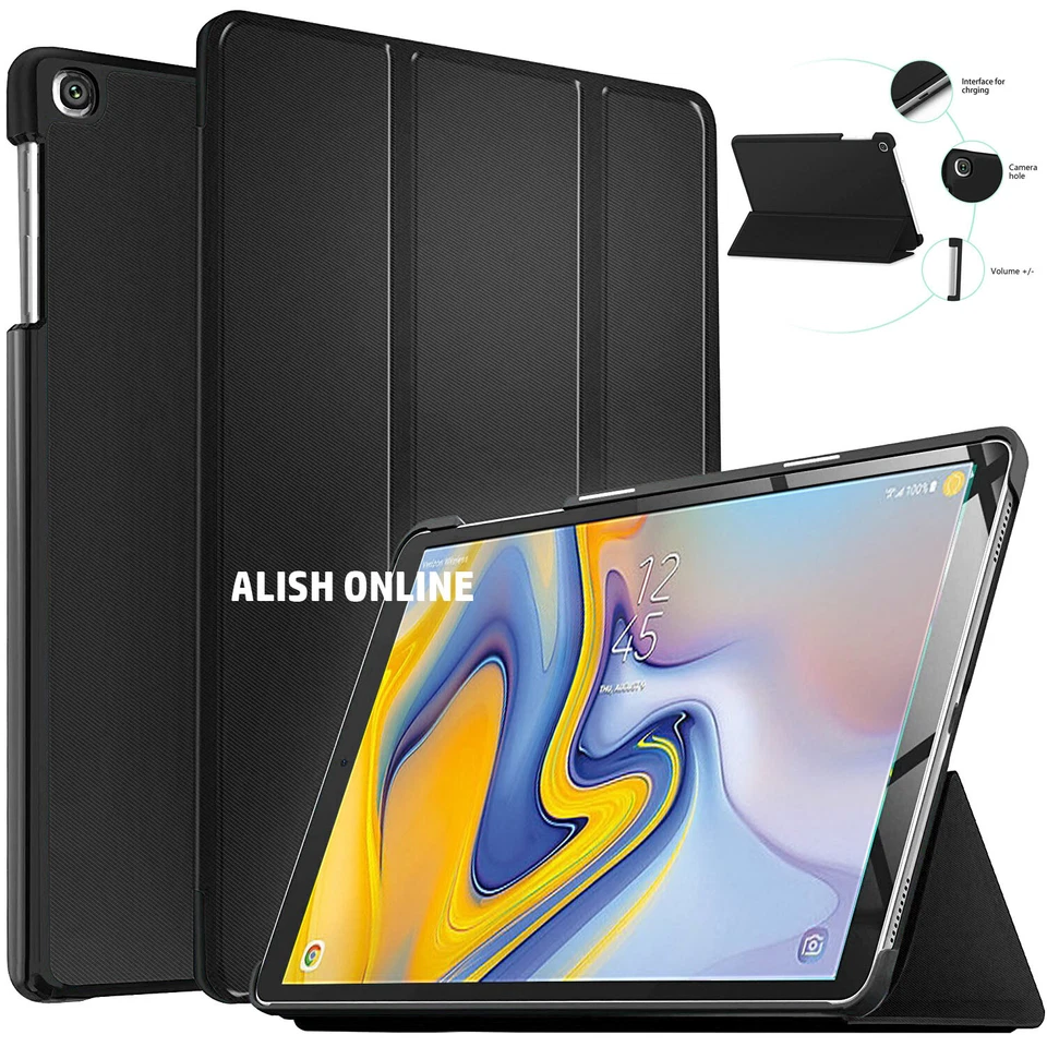For Samsung Galaxy Tab A 10.1 2019 T510 T515 Case Flip Slim Leather Stand Cover - Image 1 of 1