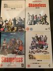 DVD box sets: Shameless Series 1, 2, 3