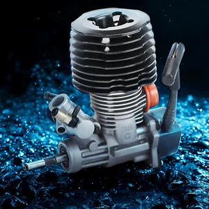 Force 28R 1/8 Buggy .28 Nitro Motor Engine With Pull Start SG Shaft FE-2801 - Bild 1 von 10