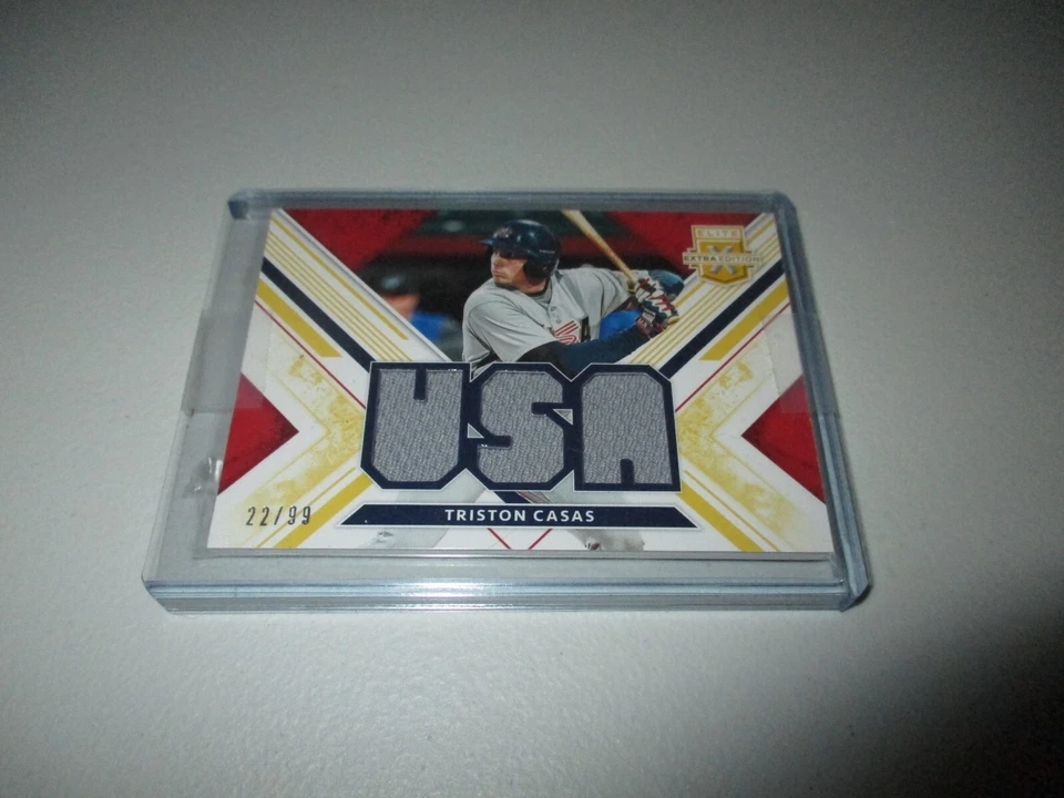 Triston Casas 2019 Panini Elite Extra Edition USA Baseball Relic #USA-TR /99 - Image 1 of 1