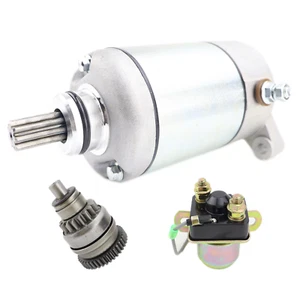 Motor de arranque y relé de solenoide y engranaje de accionamiento Bendix para POLARIS ATP 330 500 - Imagen 1 de 21