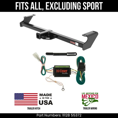 Enganche de remolque para Suzuki Sidekick 96-98 con cableado de 4 pines sin curva deportiva 2 k 1,25" Foto 1 de 3