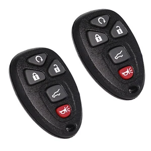 2* 5-Button Keyless Entry Remote Car Key Kit For Chevrolet For GMC For Cadillac - Picture 1 of 9