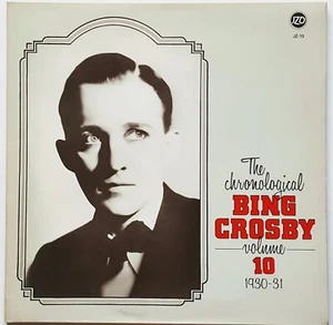 BING CROSBY Volume 10 1986 33 rpm LP Vinyl JONZO Record 1st Pressing Import UK - Picture 1 of 4