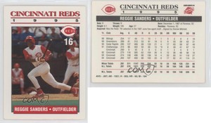 1995 Kahn's Cincinnati Reds Reggie Sanders #16